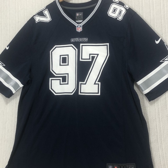 Nike NFL Dallas Cowboys DeMarcus Lawrence #97 Jersey XXL Football Navy‎ - Picture 1 of 9